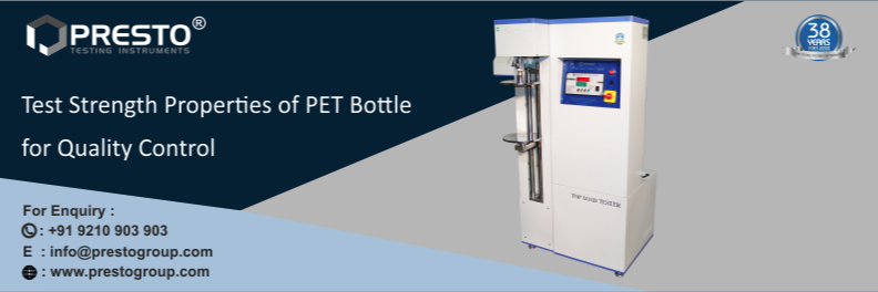 Test Strength Properties of PET bottle for Quality Control